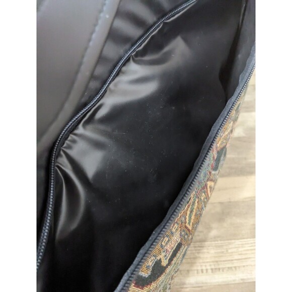 Verdi Boho Tapestry Shoulder Carry On Tote Bag 21"x15"x8" Weekend Retro Vntg - Picture 7 of 16